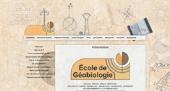 Desktop Screenshot of ecoledegeobiologie.eu